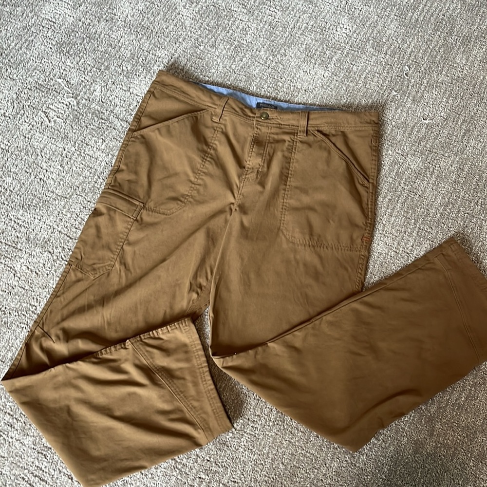 Toad & Co. outdoor pant. 38”w x 32” long.
